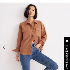 Quilted Oversized Shirt-Jacket